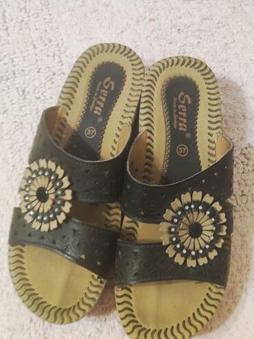 шлепка: Обувь летняя женская,размер 37,сост отл.,кожа натуральнаяудобная — 3