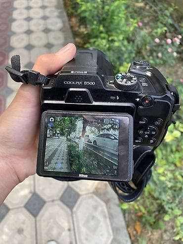 hp 500: Фотоаппарат Nikon COOLPIX B500 комплект карта памяти 8гб, батарейки — 3