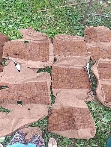 Материалдар: Чехолдор Кездеме, түсү - Саргыч боз, Universal Seat cover — 1