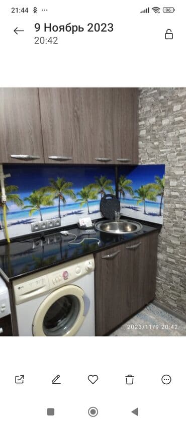 1ком 12мкр: 1 комната, 32 м², 1 этаж, Дизайнерский ремонт — 4