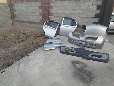 Автохимия: Кузовные запчасти на Nissan Tiida (седан/хэтч), серебристый цвет (код — 2