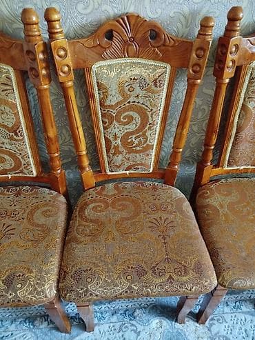 капютерный стол: Стол и стул для зала, Самовывоз, цвет - Коричневый — 5