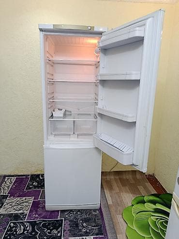 купить холодильник двухкамерный: Холодильник Indesit, Б/у, Двухкамерный, De frost (капельный), 60 * 190 * 60 — 5