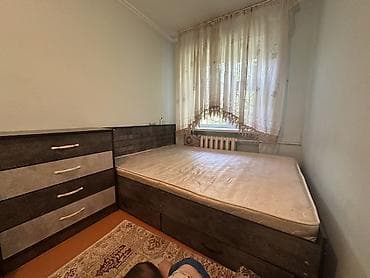 Спальный гарнитур, Б/у, Двуспальная кровать, Комод, Кыргызстан, Самовывоз, цвет - Серый at lalafo.kg Спальный гарнитур, Б/у, Двуспальная кровать, Комод, Кыргызстан, Самовывоз, цвет - Серый
