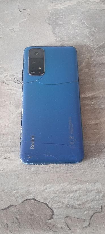 Redmi, Redmi Note 11, Б/у, 128 ГБ, цвет - Синий, 2 SIM — 2