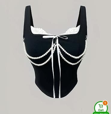 белые: Корсет, Трикотаж, С кружевом, Стандарт — 2