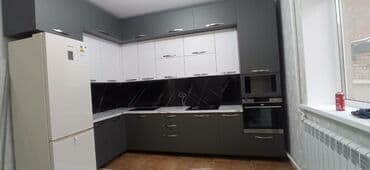 изготовление встроенных шкафов купе на заказ: Буйрутма эмеректер, Уктоочу бөлмө, Ашкана гарнитурасы, Үстөл, Үстөл үстү — 9