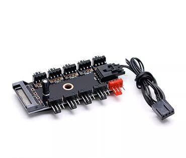 разветвитель: 4 PIN Кулер хаб
SATA питание

Шасси
Хаб
Разветвитель
4 PIN — 2