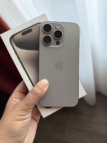 IPhone 15 Pro 256гб АКБ 82, обмена нет! - Цвет: натуральный титановый
