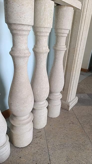 решетка для балкона: Готовая балясина, Материал: Сары-Таш, Для лестницы, Новый — 1