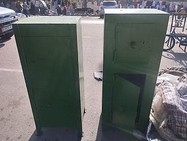 Офисные шкафы: Офисный шкаф, Б/у, цвет - Зеленый, Другой материал — 4