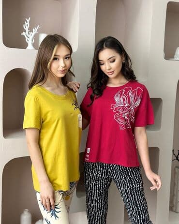 белая ночная сорочка: Домашняя одежда, Футболка, Хлопок, Узбекистанская, Осень-весна — 4