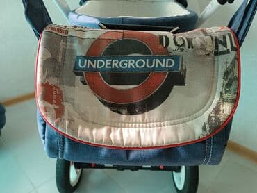 прогулочные коляски cam: Коляска, цвет - Голубой, Б/у — 13