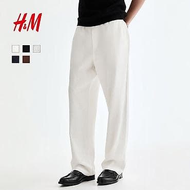 Эркектер кийими: Эркектердин шымы, XL, H&M, Жаңы, түсү - Ак, Өзү алып кетүү, Акылуу жеткирүү — 1