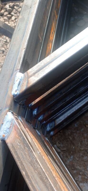 ремонт железных дверей: Навес жасайбыз Навесы для двора мастера города Бишкек опыт — 13