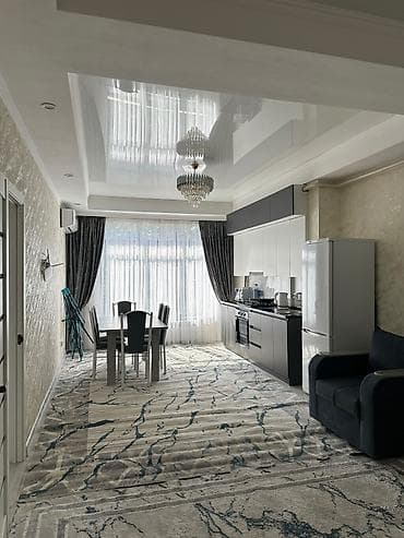 Кыймылсыз мүлк: 2 бөлмө, Калык Акиев көч., Душ кабинасы, Жаздык, жууркан-төшөк каптары, Кондиционер — 10