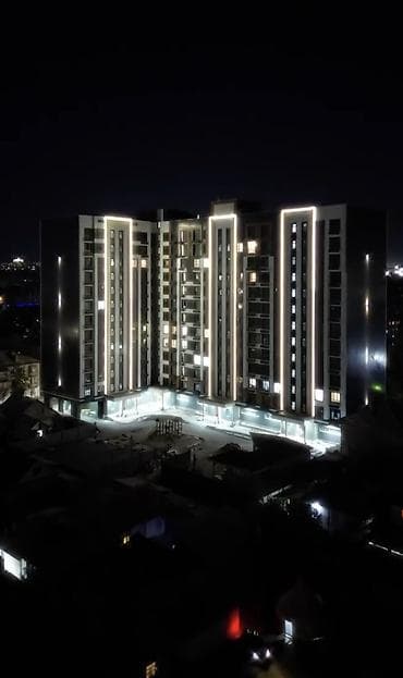 23: 2 комнаты, 71 м², Ак-Кеме Элитка, 11 этаж, ПСО (под самоотделку) — 5