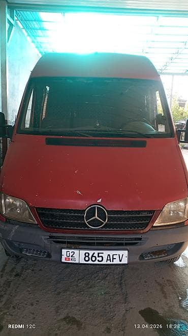 радар авто: Mercedes-Benz Спринтер: 2003 г., 2.9 л, Кол менен иштөөчү, Дизель, Van — 3