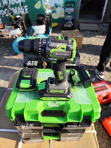 Аккумуляторная дрель-шуруповёрт SHUTOKO 21V. Описание: - at lalafo.kg Аккумуляторная дрель-шуруповёрт SHUTOKO 21V. Описание: -