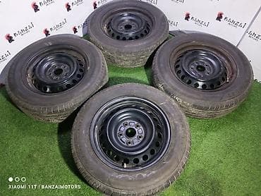 Колеса в сборе 205 / 65 / R 16, Всесезонная, Б/у, Комплект, Легковые, Железные, отверстий - 5
