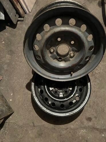 колесо маз: Железные Диски R 14 Пара, отверстий - 5, Б/у — 1