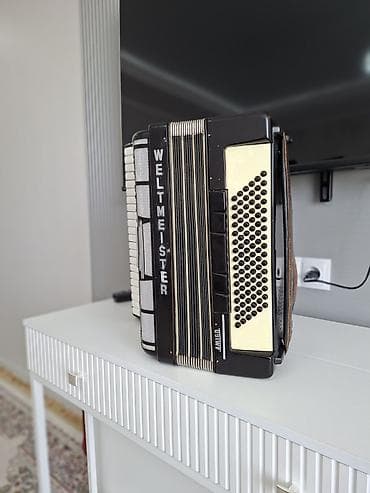 гитара sigma: Аккордеон Weltmeister Amigo (клавишный, двухрядный басовый блок) - — 3