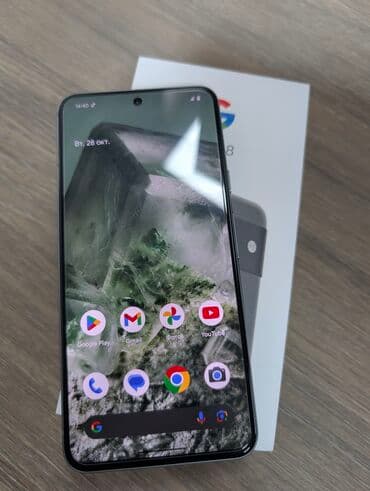 пиксель 8: Google Pixel 8, Колдонулган, 128 ГБ, түсү - Боз, 2 SIM — 1