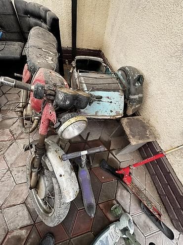 мото люлька: Мотоцикл с коляской (ретро) — комплект для реставрации/проект. В — 2