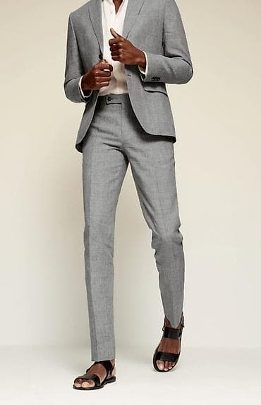 second hend: Костюмный пиджак slim fit изо льна Линия Tailored. Slim fit. 100% — 1