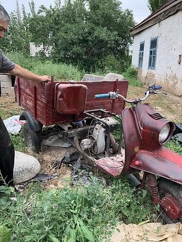 прицеп для машин: Трёхколёсный мототранспорт с кузовом (самодельный мототрицикл) - База — 2