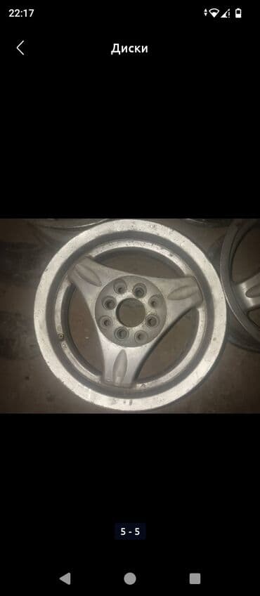 диски racing dynamics: Диски R 17 AMG, Комплект, отверстий - 5, Б/у — 5