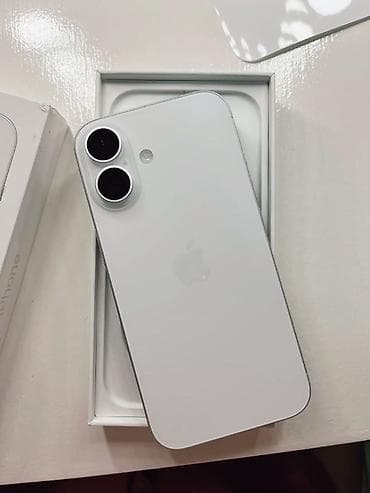 ipod 6: IPhone 16, 256 ГБ, Белый, Коробка, 97 % — 1