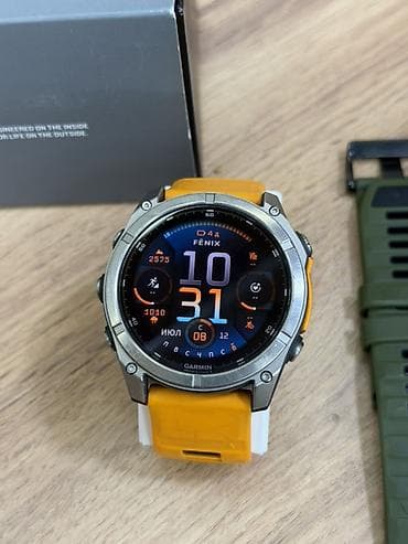 Смарт-часы: Garmin Fenix 8 AMOLED Sapphire Titanium 51 мм Цена: 62 000 сом — 1