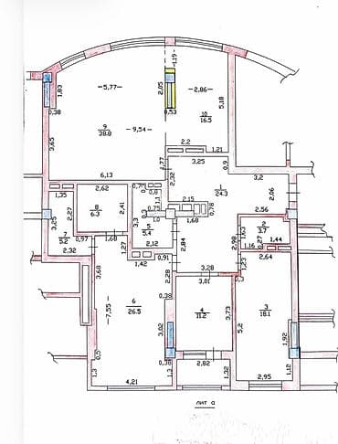 kant flat: 4 комнаты, 156 м², Элитка, 7 этаж, Евроремонт — 7