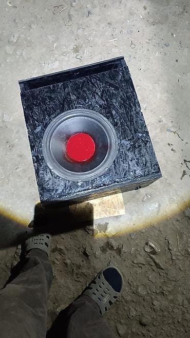 Автомобильные камеры: Сабвуферный комплект для авто - Сабвуфер в корпусе (короб из ОСБ — 2