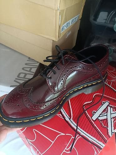 Оксфорды: Оксфорды, 32, 35.5, Dr. Martens, Новый, цвет - Коричневый, Самовывоз — 3