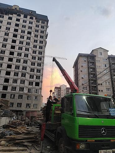 full construction: Услуги манипулятора (кран-борта) - Бортовой грузовик Mercedes с — 2