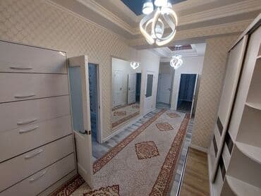 долгосрочная квартира кызыл аскер: 3 комнаты, Без подселения, С мебелью полностью — 1