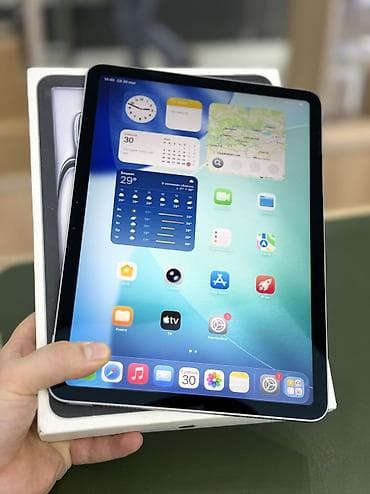 аипад: Планшет, Apple, память 128 ГБ, 10" - 11", Wi-Fi, Б/у, Классический цвет - Серый — 2
