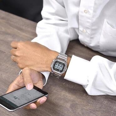 fossil часы: G-SHOCK Модель часов GMW-B5000D-1J Японская сборка Функции  — 2