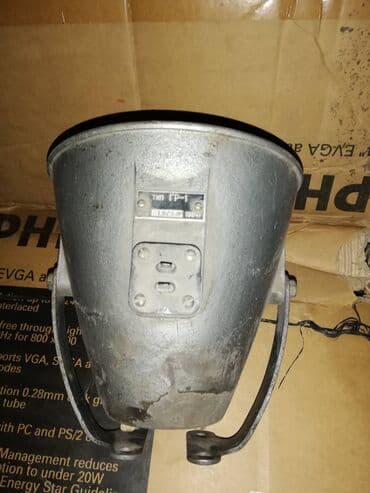 Ковролин: Громкоговоритель рупорный ГР-1. 2 новые пластиковые серые 1 бу черный — 8