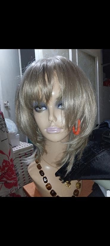 волосы: Парики с чёлкой — набор из 3 моделей 1) Длинный прямой парик, цвет — 4