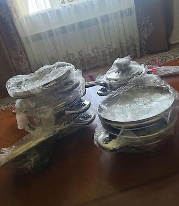 Набор кухонной посуды из нержавеющей стали Комплектация по фото: - — 2
