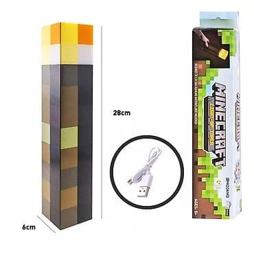 rant flex: Факел Minecraft Майнкрафт ночник светильник игрушка лампа LED на — 3