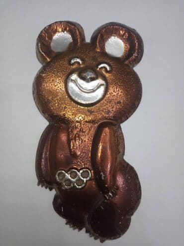 календарь ссср: Настенный Сувенир Олимпийский Миша, символ Олимпиады "Москва -80" — 3