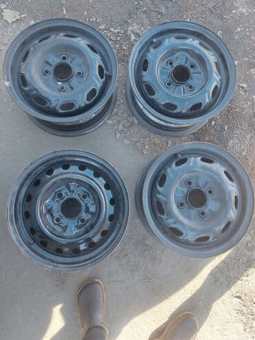 Железные Диски R 14 Комплект, отверстий - 4, Б/у at lalafo.kg Железные Диски R 14 Комплект, отверстий - 4, Б/у