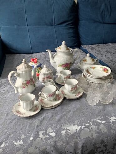 набор для маникюра цена: Продаю кофейный сервиз + хрустальные рюмки не дорого цена указана за — 1