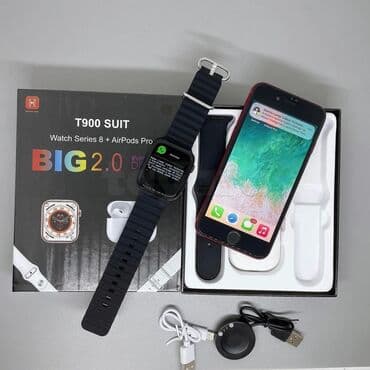 цифровые часы наручные: Самая выгодная акция🔥 apple watch 8 ultra +беспроводные наушники — 7