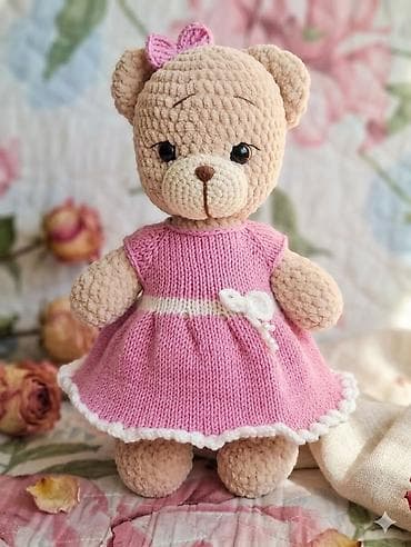 тедди памперс: 🧸 Вязаные плюшевые игрушки ручной работы — оригинальный и душевный — 5