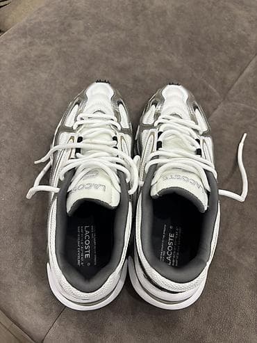 nike react: Мужские кроссовки, 44, Lacoste, Новый, цвет - Белый, Бесплатная доставка — 2